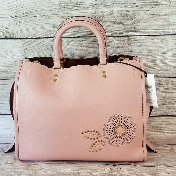 🌺NWT Coach 1941 Exotic Tea Rose Rivet Rogue - Picture 2 of 8